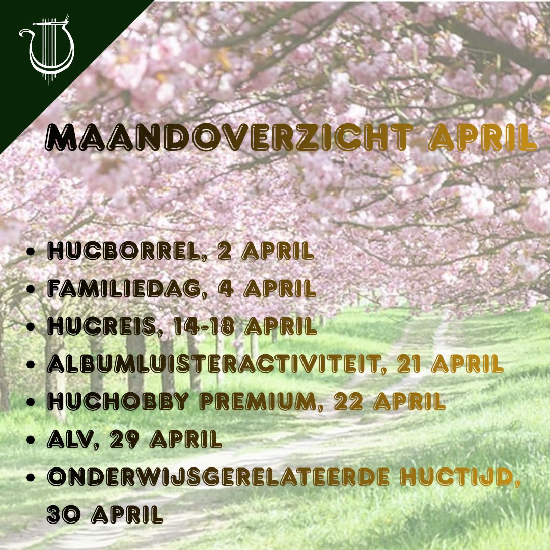 Maandoverzicht April